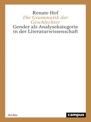 cover image of Die Grammatik der Geschlechter